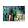 Wallity Cuadro Decorativo de Vidrio Templado Multicolor 50 x 70 cm